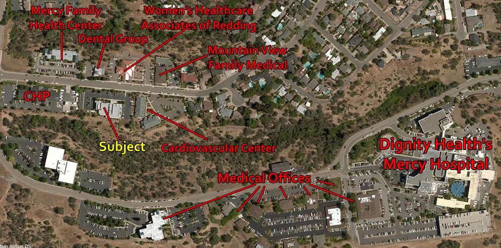 Surgery Center: 2439 Sonoma St, Redding, CA 96001